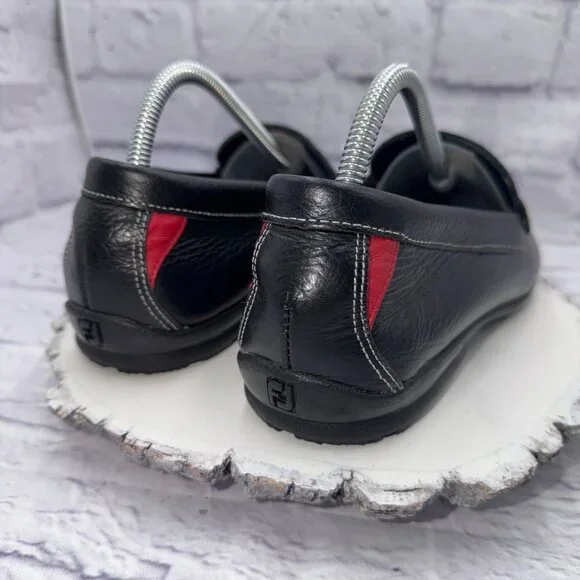 Footjoy Club Penny Loafer Men's 8 M Black Leather Casual Slip On Shoes 79047 - Picture 5 of 12